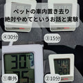 🐶 🐱ペットの車内置き去り。絶対やめてというお話と測定