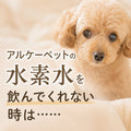 🐱🐶💧アルケーペットの水素水を飲まない時は?