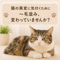 🐱猫の異変に気付くために~毛並み、変わっていませんか?