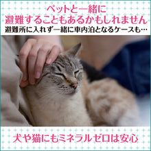 画像をギャラリービューアに読み込む, 車で保管できるアルミパウチ容器の5年保存水 550mL 10本セット ミネラルゼロ 【hzn】