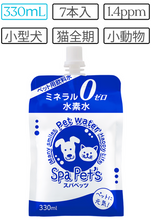 画像をギャラリービューアに読み込む, スパペッツ 330mL×7本