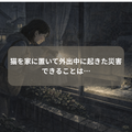 災害と猫～猫は家に置いて外出、勤務中に災害が起きた